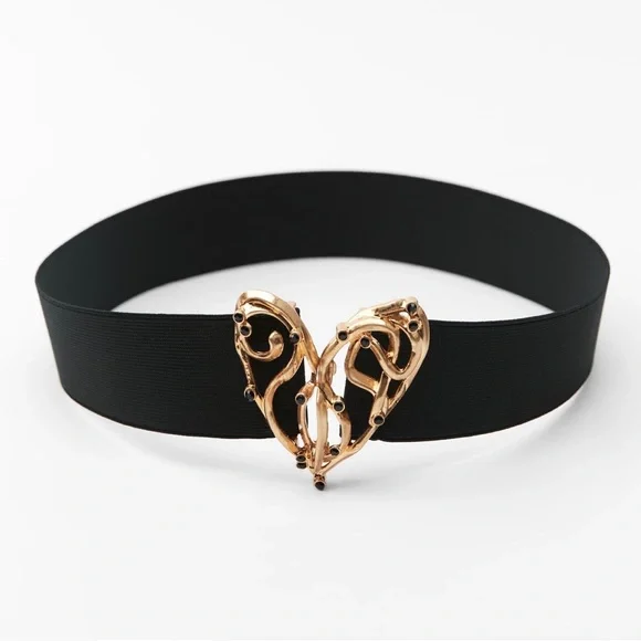 Zara | Accessories | Zara Stretch Heart Belt Size 3 | Poshmark display picture 2